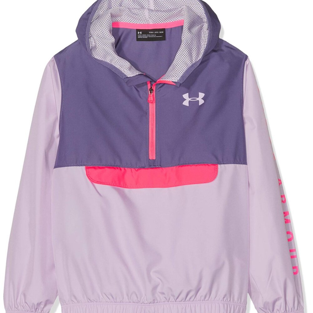 Under Armour Girls' Packable 1/2 Zip Anorak Jacket - NEW Large